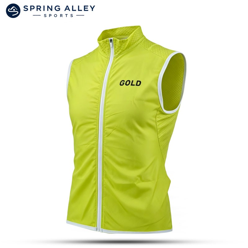 Man's Custom Wind Vest with Pockets Hole
