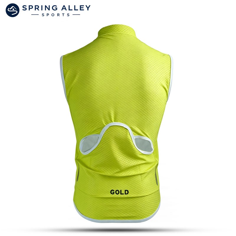Man's Custom Wind Vest with Pockets Hole